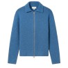 Diana Studio - GIACCA POLO FULL ZIP BLUE DENIM