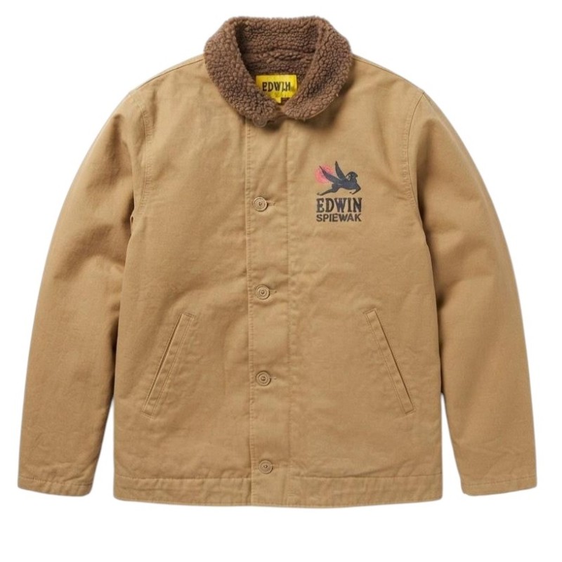 Edwin - DECK JACKET KHAKI