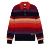 Drôle De Monsieur - POLO CHENILLA HORSE PATCH MULTICOLOR