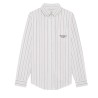 Drôle De Monsieur - LONG SLEEVE REGULAR STRIPED SHIRT BURGUNDY