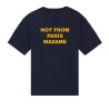 Drôle De Monsieur - CAMISETA BOLD SLOGAN NAVY