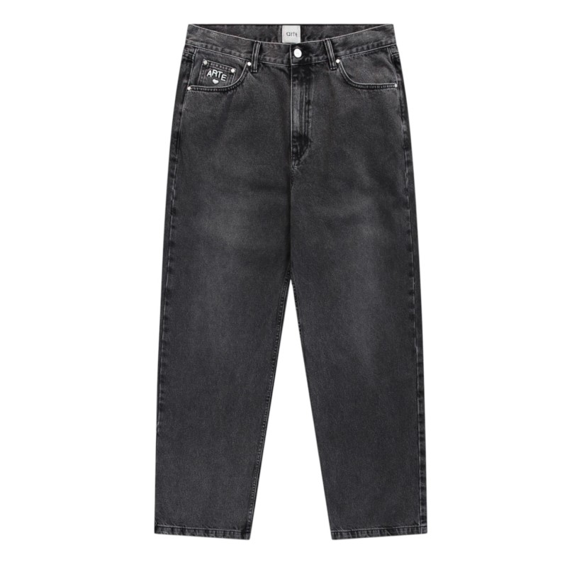 ARTE Antwerp - PANTALON COR UNIFORM DENIM NOIR