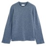 Diana Studio - HAND-CUT ALPACA BLEND CREW NECK SKY BLUE