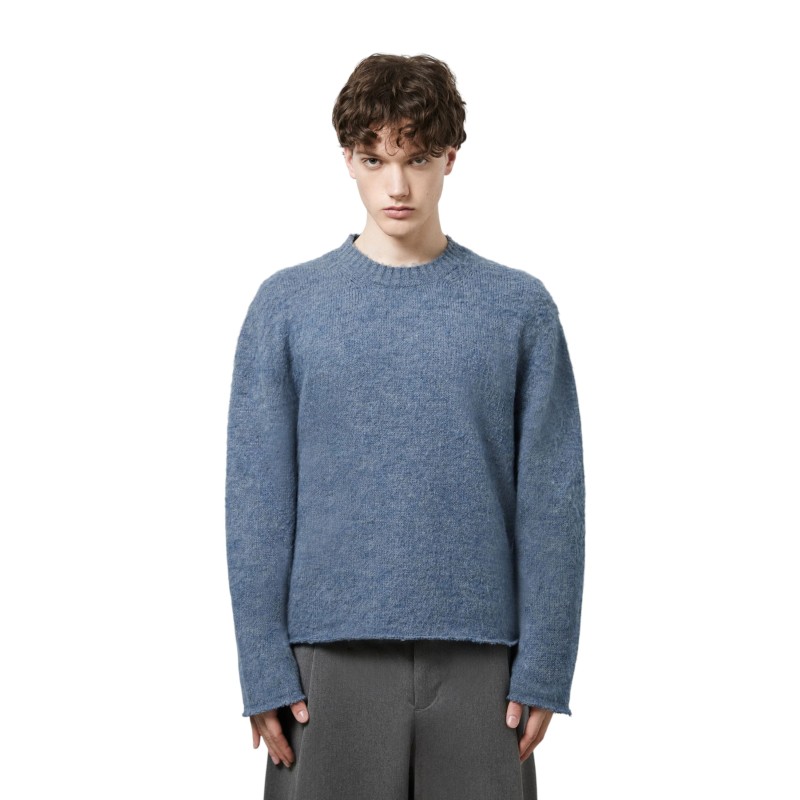 Diana Studio - JERSEY ALPACA CORTADO A MANO CELESTE