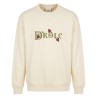 Drôle De Monsieur - DRÔLE HERITAGE SWEATSHIRT LIGHT BEIGE