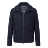 Daniele Alessandrini - ZIP-THROUGH JACKET NAVY