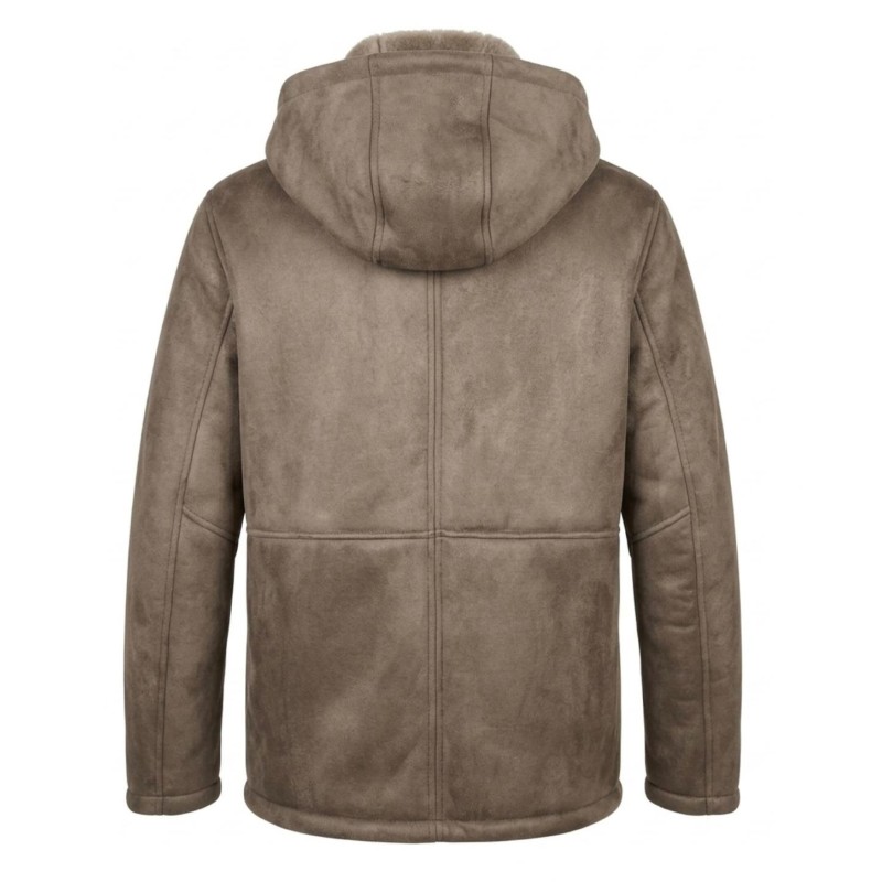 Daniele Alessandrini - CHAQUETA CON CAPUCHA MARRÓN OSCURO