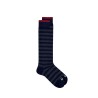 In The Box - SOCKEN GESTREIFT NAVY/DUNKELGRAU