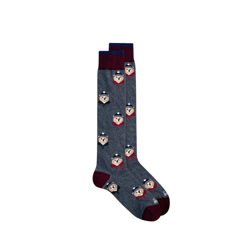 In The Box - SOCKEN TEDDYBÄREN DUNKELGRAU