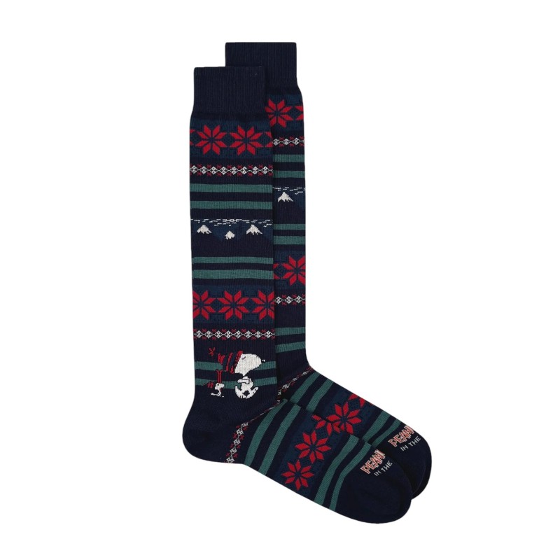 In The Box - SOCKEN SNOOPY CHRISTMAS STREIFEN NAVY