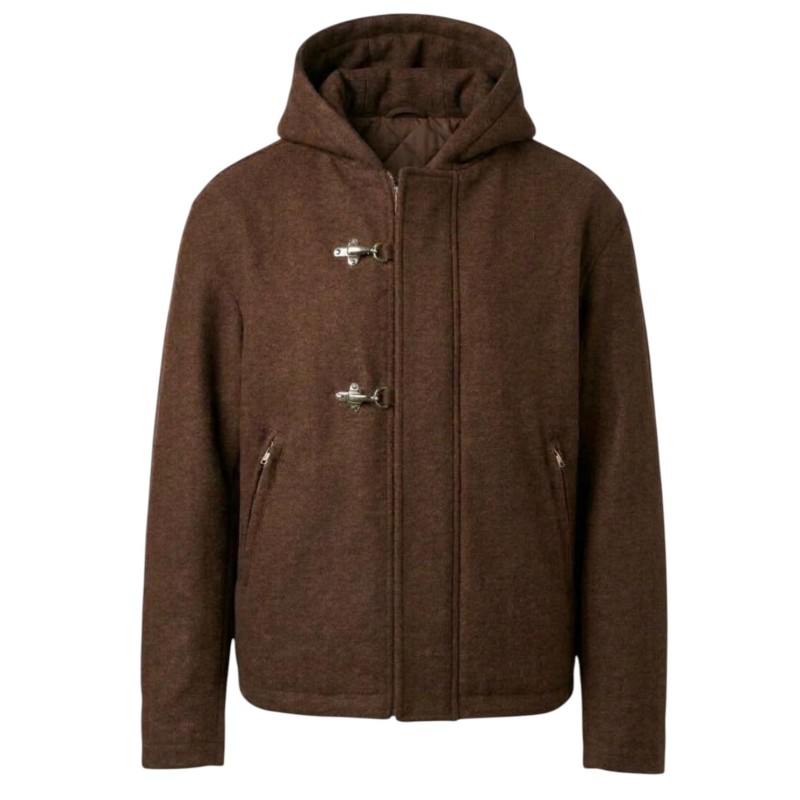 Mood One - CHAQUETA 37 CON CAPUCHA MARRÓN