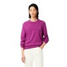 Lacoste - PULL EN LAINE CARDÉE HEATHER PURPLE