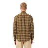 Lacoste - REGULAR FIT-HEMD AUS KARIERTEM FLANELL BROWN/BEIGE
