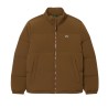 Lacoste - WATER-REPELLENT HOODED DOWN JACKET COFFEE BROWN