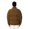 Lacoste - WATER-REPELLENT HOODED DOWN JACKET COFFEE BROWN