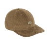 Lacoste - GORRA DE PANA MARRÓN CAFÉ