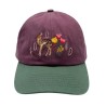 Found - FLOWER DEER CAP PLUM