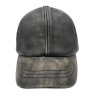 Found - GORRA DE PIEL NEGRA