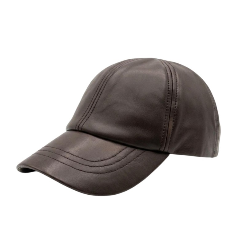 Found - LEATHER CAP BLACK