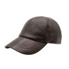 Found - LEATHER CAP BLACK