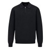 Rains - LONG SLEEVE POLO SCHWARZ