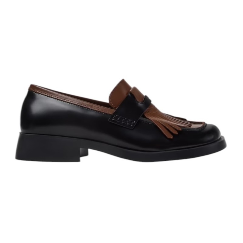 Camper - DAMEN-LOAFER TWINS SCHWARZ-BRAUN