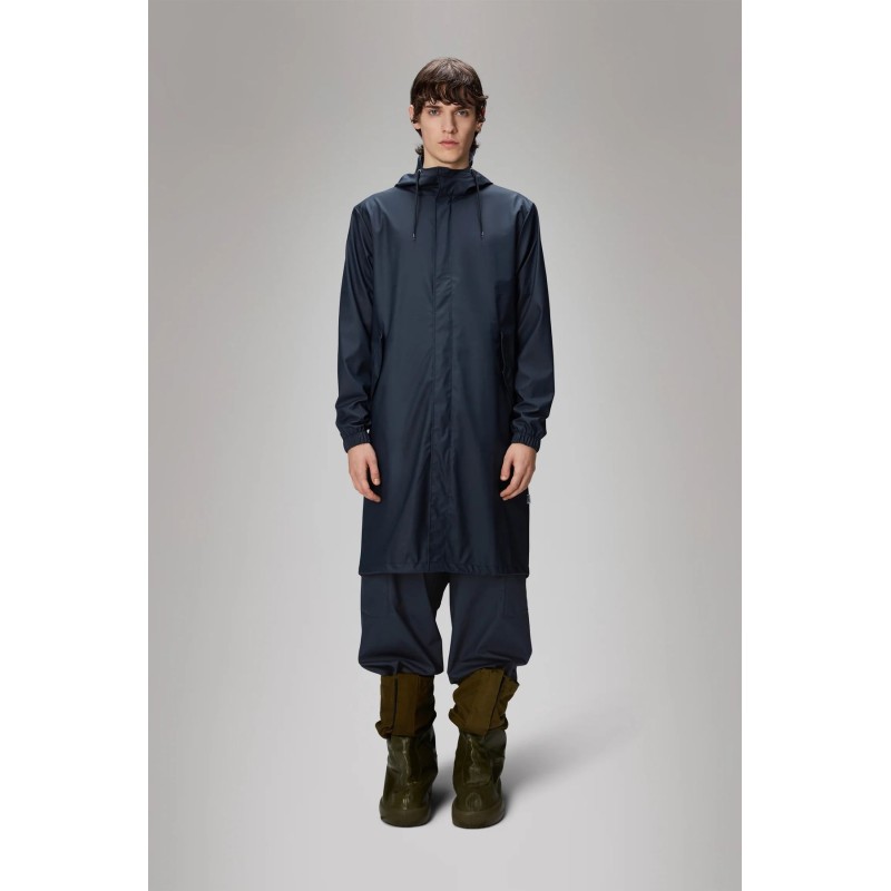 Rains - PARKA FISHTAIL W3 AZUL MARINO