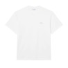 Lacoste - T-SHIRT IN JERSEY CON COCCODRILLO METALLIZZATO WHITE